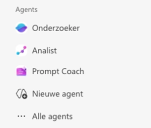 Copilot menu